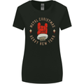 Metal Christmas Heavy Rock Music Guitar Womens Wider Cut T-Shirt Black
