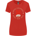 Metal Christmas Heavy Rock Music Guitar Womens Wider Cut T-Shirt Red