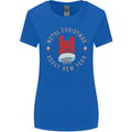 Metal Christmas Heavy Rock Music Guitar Womens Wider Cut T-Shirt Royal Blue