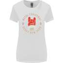 Metal Christmas Heavy Rock Music Guitar Womens Wider Cut T-Shirt White