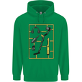 Metal Detecting Equipment ;Detector Stuff Childrens Kids Hoodie Irish Green