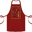 Metal Detecting Equipment ;Detector Stuff Cotton Apron 100% Organic Maroon