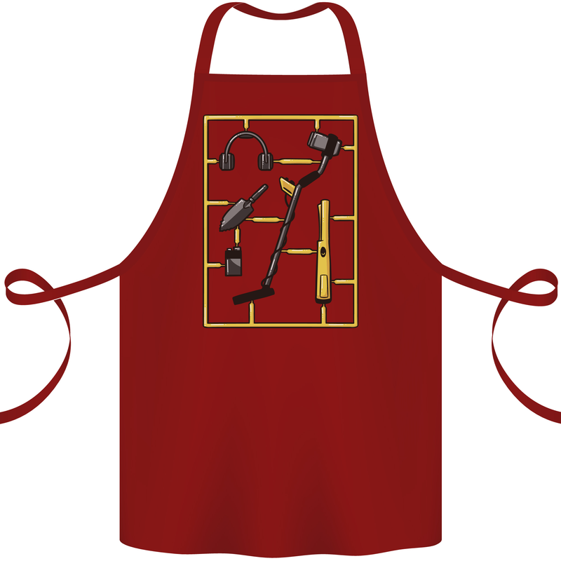 Metal Detecting Equipment ;Detector Stuff Cotton Apron 100% Organic Maroon