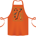 Metal Detecting Equipment ;Detector Stuff Cotton Apron 100% Organic Orange