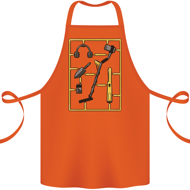 Metal Detecting Equipment ;Detector Stuff Cotton Apron 100% Organic Orange