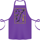 Metal Detecting Equipment ;Detector Stuff Cotton Apron 100% Organic Purple