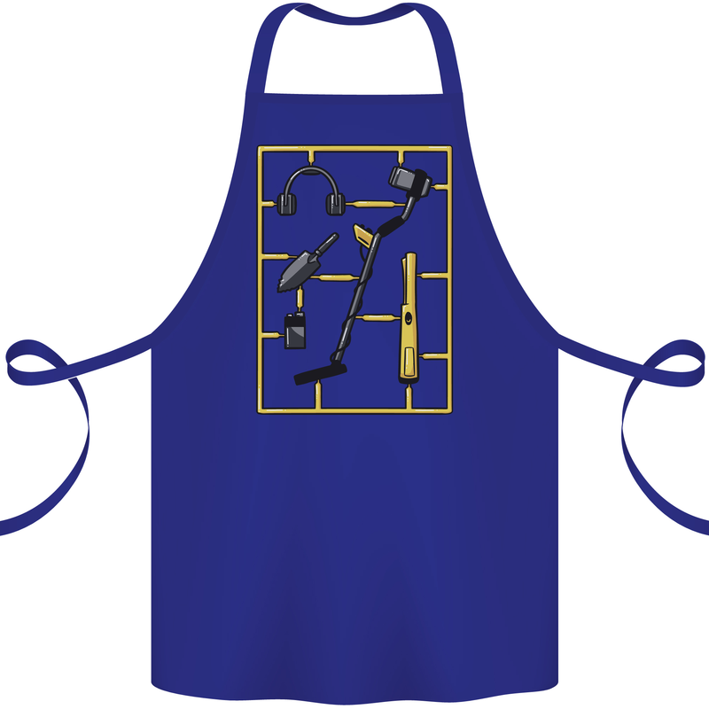 Metal Detecting Equipment ;Detector Stuff Cotton Apron 100% Organic Royal Blue