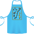 Metal Detecting Equipment ;Detector Stuff Cotton Apron 100% Organic Turquoise