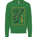 Metal Detecting Equipment ;Detector Stuff Kids Sweatshirt Jumper Irish Green