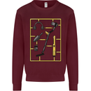 Metal Detecting Equipment ;Detector Stuff Kids Sweatshirt Jumper Maroon