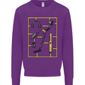 Metal Detecting Equipment ;Detector Stuff Kids Sweatshirt Jumper Purple