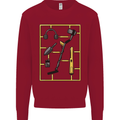 Metal Detecting Equipment ;Detector Stuff Kids Sweatshirt Jumper Red