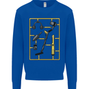 Metal Detecting Equipment ;Detector Stuff Kids Sweatshirt Jumper Royal Blue
