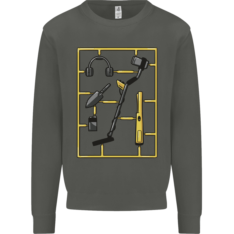 Metal Detecting Equipment ;Detector Stuff Kids Sweatshirt Jumper Storm Grey