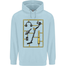 Metal Detecting Equipment ;Detector Stuff Mens 80% Cotton Hoodie Light Blue