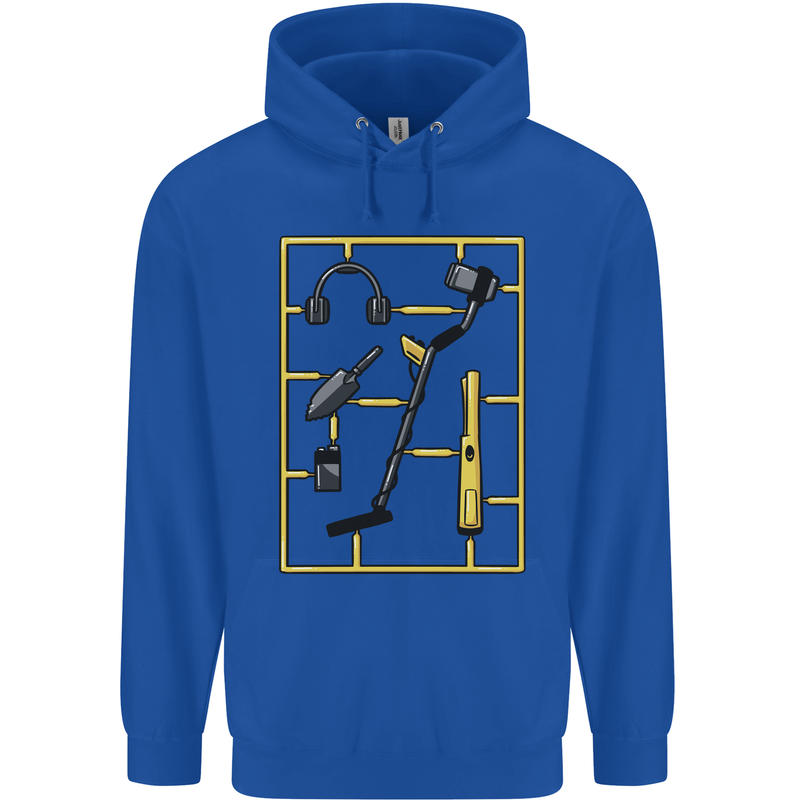 Metal Detecting Equipment ;Detector Stuff Mens 80% Cotton Hoodie Royal Blue