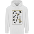 Metal Detecting Equipment ;Detector Stuff Mens 80% Cotton Hoodie White