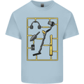 Metal Detecting Equipment ;Detector Stuff Mens Cotton T-Shirt Tee Top Light Blue