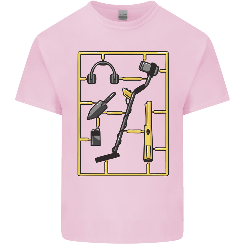 Metal Detecting Equipment ;Detector Stuff Mens Cotton T-Shirt Tee Top Light Pink