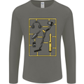 Metal Detecting Equipment ;Detector Stuff Mens Long Sleeve T-Shirt Charcoal