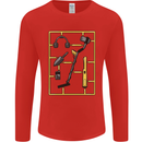 Metal Detecting Equipment ;Detector Stuff Mens Long Sleeve T-Shirt Red