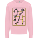 Metal Detecting Equipment ;Detector Stuff Mens Sweatshirt Jumper Light Pink