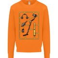 Metal Detecting Equipment ;Detector Stuff Mens Sweatshirt Jumper Orange
