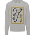 Metal Detecting Equipment ;Detector Stuff Mens Sweatshirt Jumper Sports Grey