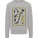Metal Detecting Equipment ;Detector Stuff Mens Sweatshirt Jumper Sports Grey