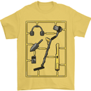 Metal Detecting Equipment ;Detector Stuff Mens T-Shirt 100% Cotton Yellow