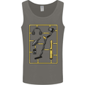 Metal Detecting Equipment ;Detector Stuff Mens Vest Tank Top Charcoal