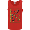 Metal Detecting Equipment ;Detector Stuff Mens Vest Tank Top Red