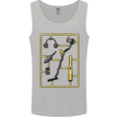 Metal Detecting Equipment ;Detector Stuff Mens Vest Tank Top Sports Grey