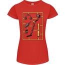 Metal Detecting Equipment ;Detector Stuff Womens Petite Cut T-Shirt Red