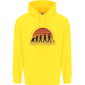 Metal Detecting Evolution Detector Childrens Kids Hoodie Yellow