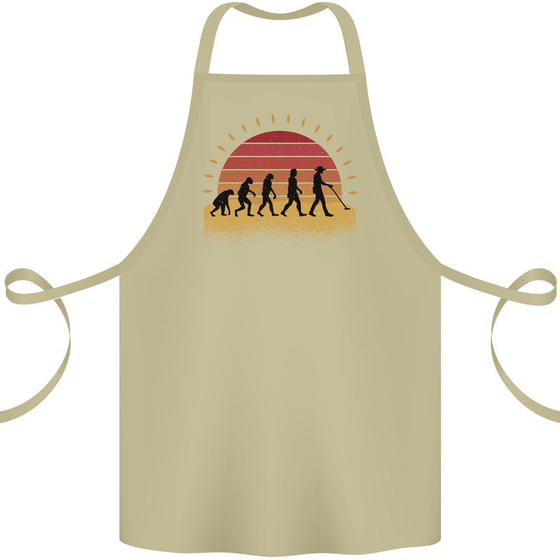 Metal Detecting Evolution Detector Cotton Apron 100% Organic Khaki