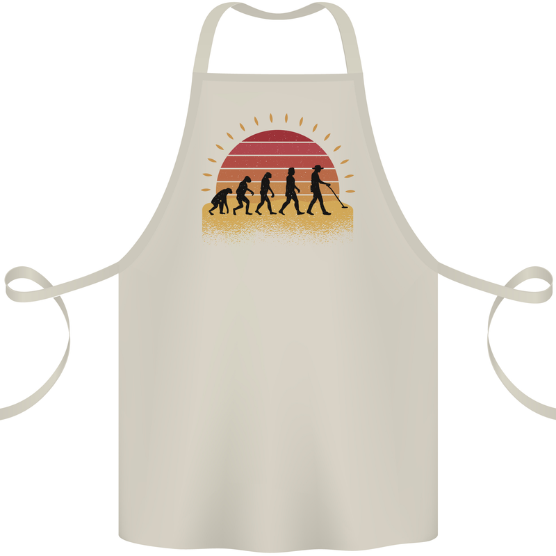 Metal Detecting Evolution Detector Cotton Apron 100% Organic Natural