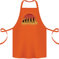 Metal Detecting Evolution Detector Cotton Apron 100% Organic Orange