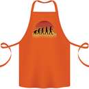 Metal Detecting Evolution Detector Cotton Apron 100% Organic Orange