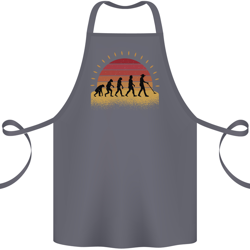 Metal Detecting Evolution Detector Cotton Apron 100% Organic Steel