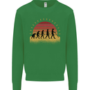 Metal Detecting Evolution Detector Kids Sweatshirt Jumper Irish Green