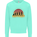 Metal Detecting Evolution Detector Kids Sweatshirt Jumper Peppermint