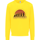 Metal Detecting Evolution Detector Kids Sweatshirt Jumper Yellow