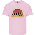 Metal Detecting Evolution Detector Kids T-Shirt Childrens Light Pink