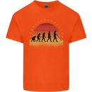 Metal Detecting Evolution Detector Kids T-Shirt Childrens Orange