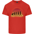 Metal Detecting Evolution Detector Kids T-Shirt Childrens Red