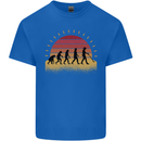 Metal Detecting Evolution Detector Kids T-Shirt Childrens Royal Blue