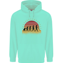 Metal Detecting Evolution Detector Mens 80% Cotton Hoodie Peppermint