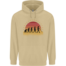 Metal Detecting Evolution Detector Mens 80% Cotton Hoodie Sand