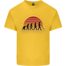 Metal Detecting Evolution Detector Mens Cotton T-Shirt Tee Top Yellow
